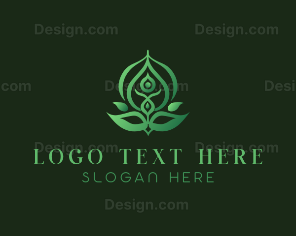 Yoga Wellness Meditation Logo