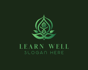 Yoga Wellness Meditation logo design