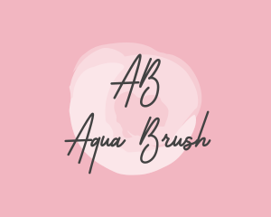 Fashion Beauty Watercolor logo design