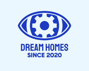 Blue Mechanical Eye logo