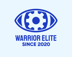 Blue Mechanical Eye logo