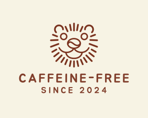 Coffee Bean Lion Tiger logo design