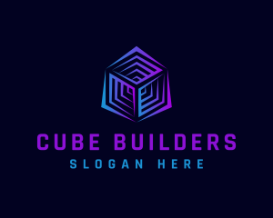 Cyber Tech Cube logo design