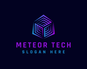 Cyber Tech Cube logo design