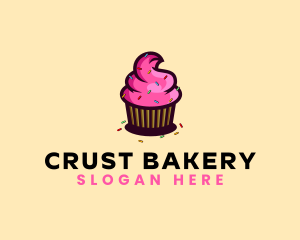 Cupcake Sprinkle Bakery logo design