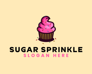 Cupcake Sprinkle Confectionery logo
