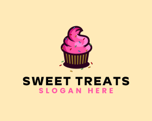 Cupcake Sprinkle Confectionery logo