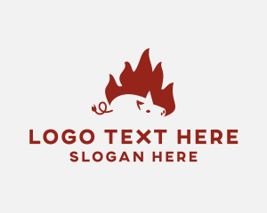 Fire Pig Roasting Logo