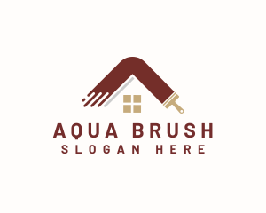 Paint Brush Renovation logo design