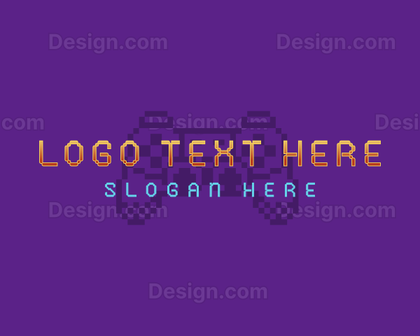 Pixel Gaming Console Logo