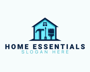 Home Repairman Carpenter logo design