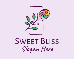 Natural Colorful Candy Plant logo design