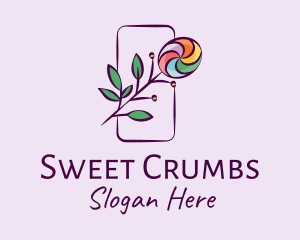 Natural Colorful Candy Plant logo design