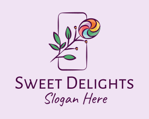 Natural Colorful Candy Plant logo design