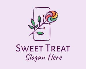 Natural Colorful Candy Plant logo design