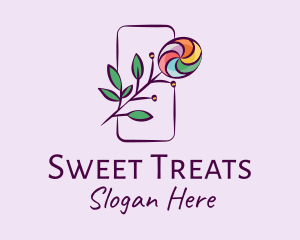 Natural Colorful Candy Plant logo design