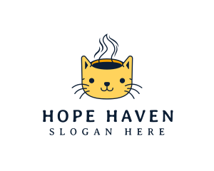 Hot Coffee Cat logo