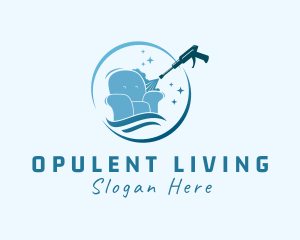 Sofa Pressure Cleaning logo design