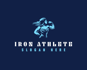 Woman Muscle Physique logo