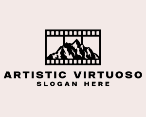 Mountain Film Photography logo design