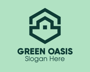 Green Home Construction  logo design