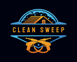 Power Wash Clean Sanitation logo design