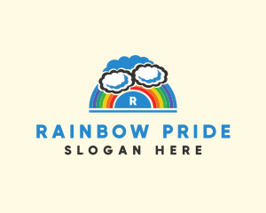 Cloudy Nursery Rainbow  logo