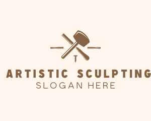 Lumberjack Woodworking Tools logo design