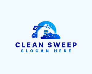 Pressure Wash Housekeeping logo design