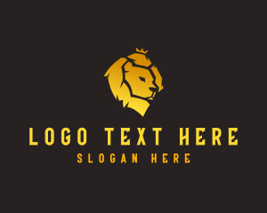Crown - Lion King Crown logo design