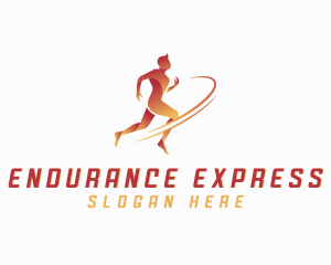 Running Sports Endurance Training logo design