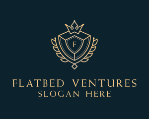 Shield Royalty Letter logo design