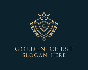 Shield Royalty Letter logo design