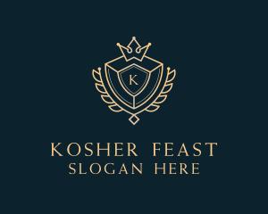 Shield Royalty Letter logo design