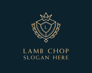 Shield Royalty Letter logo design