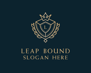 Shield Royalty Letter logo design