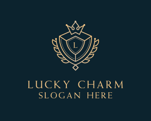 Shield Royalty Letter logo design