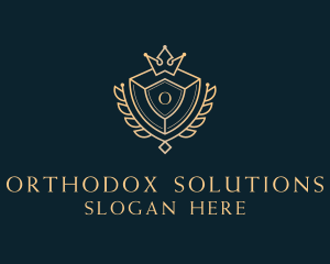 Shield Royalty Letter logo design