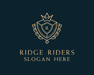 Shield Royalty Letter logo design