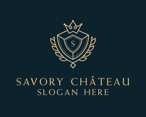 Shield Royalty Letter logo design