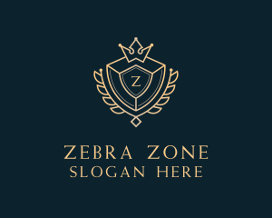 Shield Royalty Letter logo design