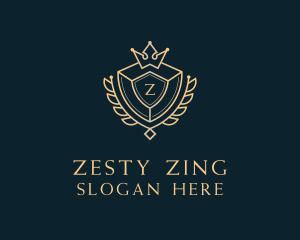 Shield Royalty Letter logo design