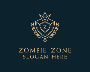 Shield Royalty Letter logo design