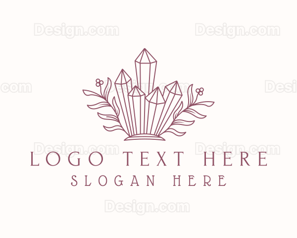 Floral Nature Crystals Logo