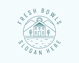 Nature Farm House  logo design