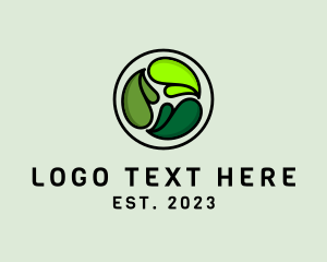 Eco Garden Leaf logo