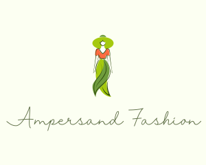 Natural Fashion Lady logo design