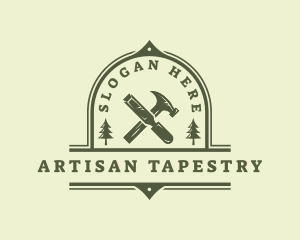 Chisel Hammer Artisan logo design