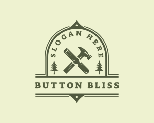 Chisel Hammer Artisan logo design