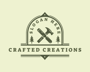 Chisel Hammer Artisan logo design